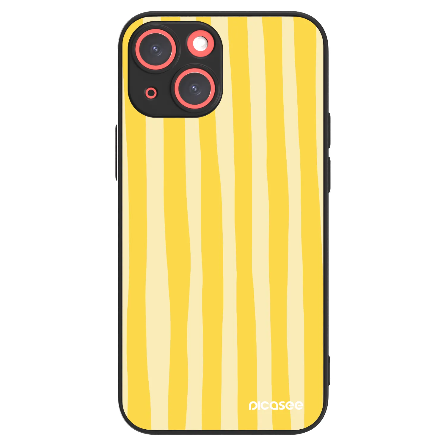 Picasee ULTIMATE CASE für Apple iPhone 13 mini - Lines lemon
