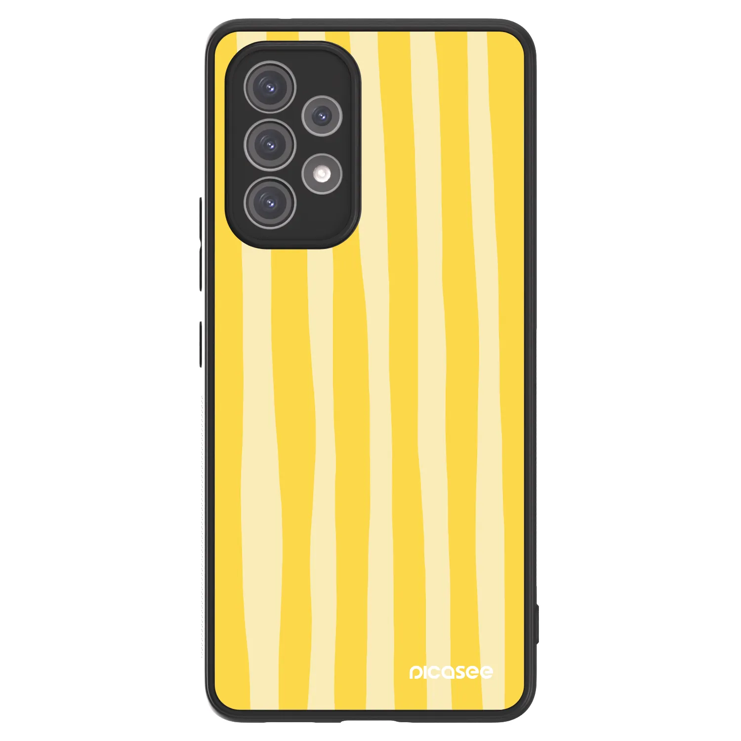 Picasee ULTIMATE CASE für Samsung Galaxy A52s 5G A528B - Lines lemon