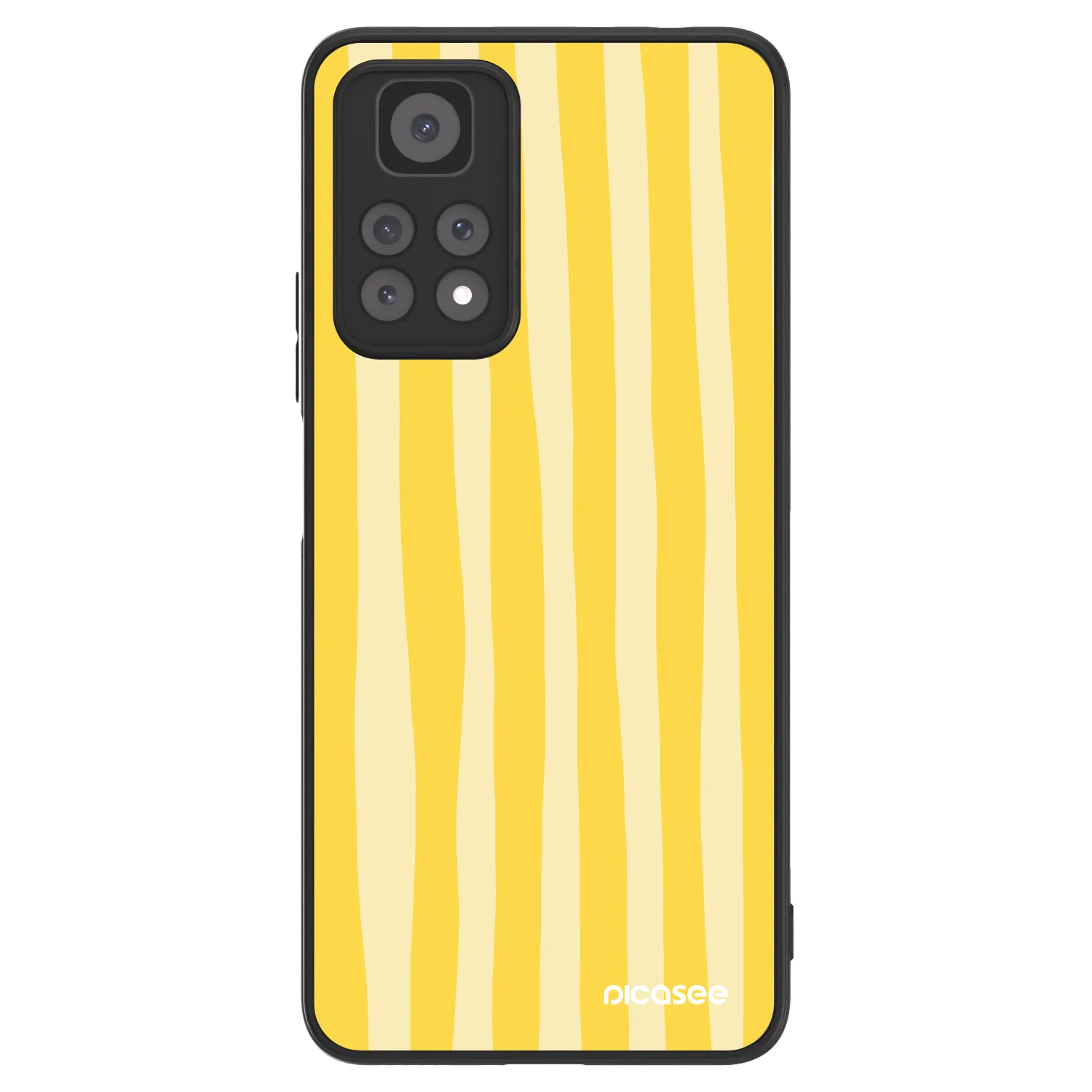 Picasee ULTIMATE CASE für Xiaomi Redmi Note 11 Pro - Lines lemon