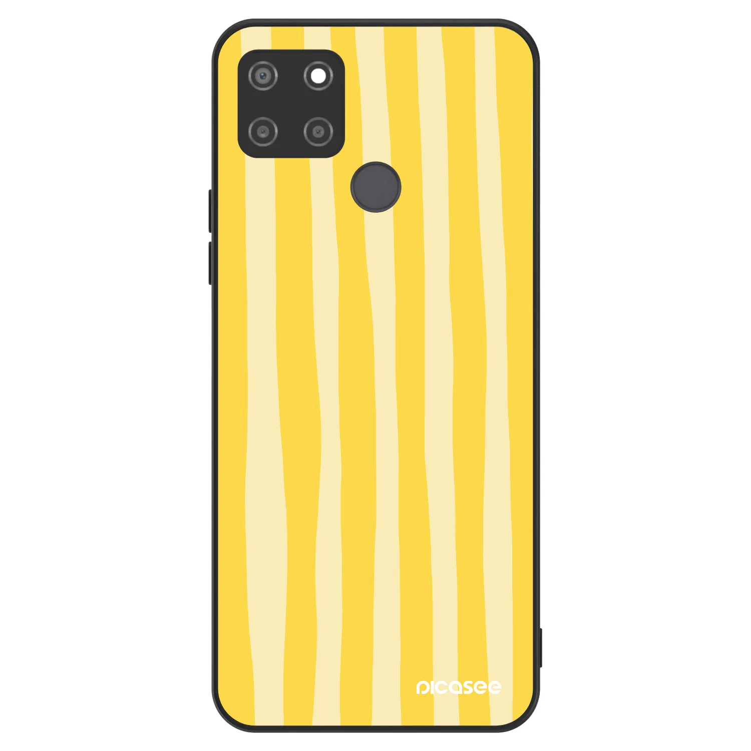 Picasee ULTIMATE CASE für Realme C21Y - Lines lemon