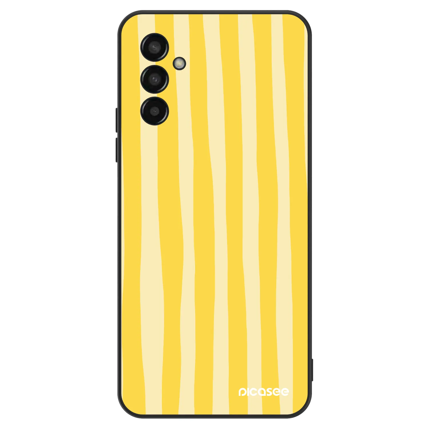 Picasee ULTIMATE CASE für Samsung Galaxy M13 M135F - Lines lemon