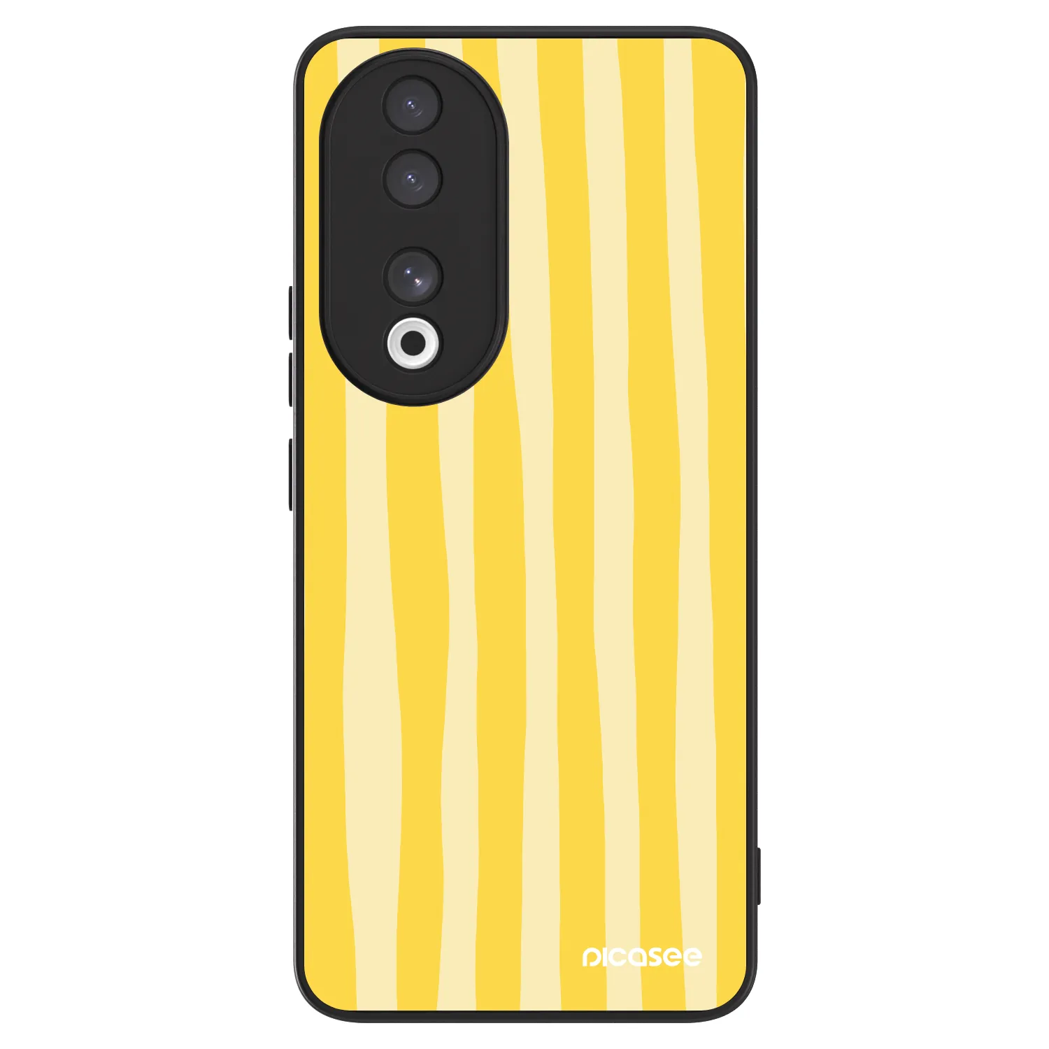 Picasee ULTIMATE CASE für Honor 90 5G - Lines lemon