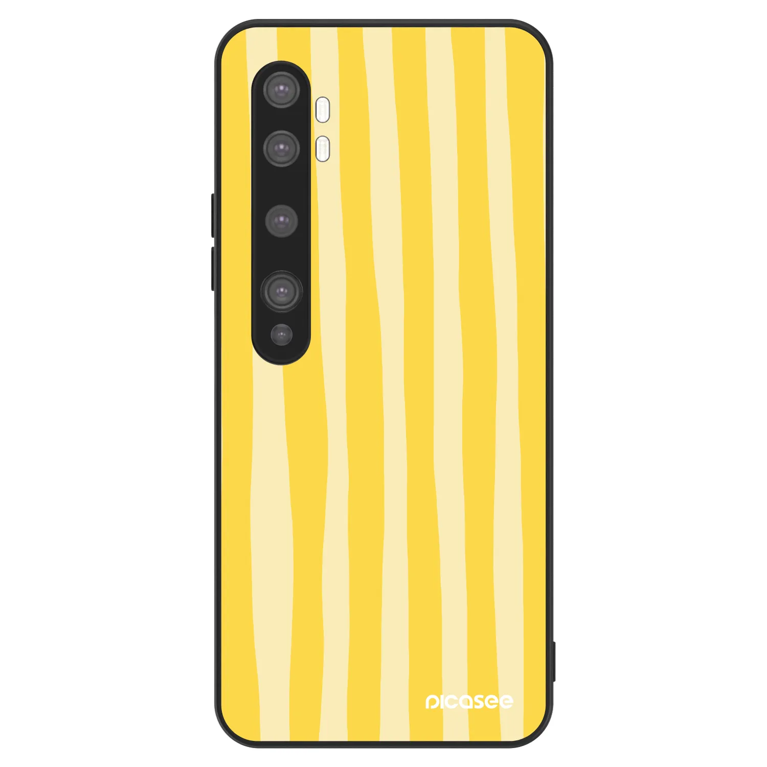 Picasee ULTIMATE CASE für Xiaomi Mi Note 10 (Pro) - Lines lemon