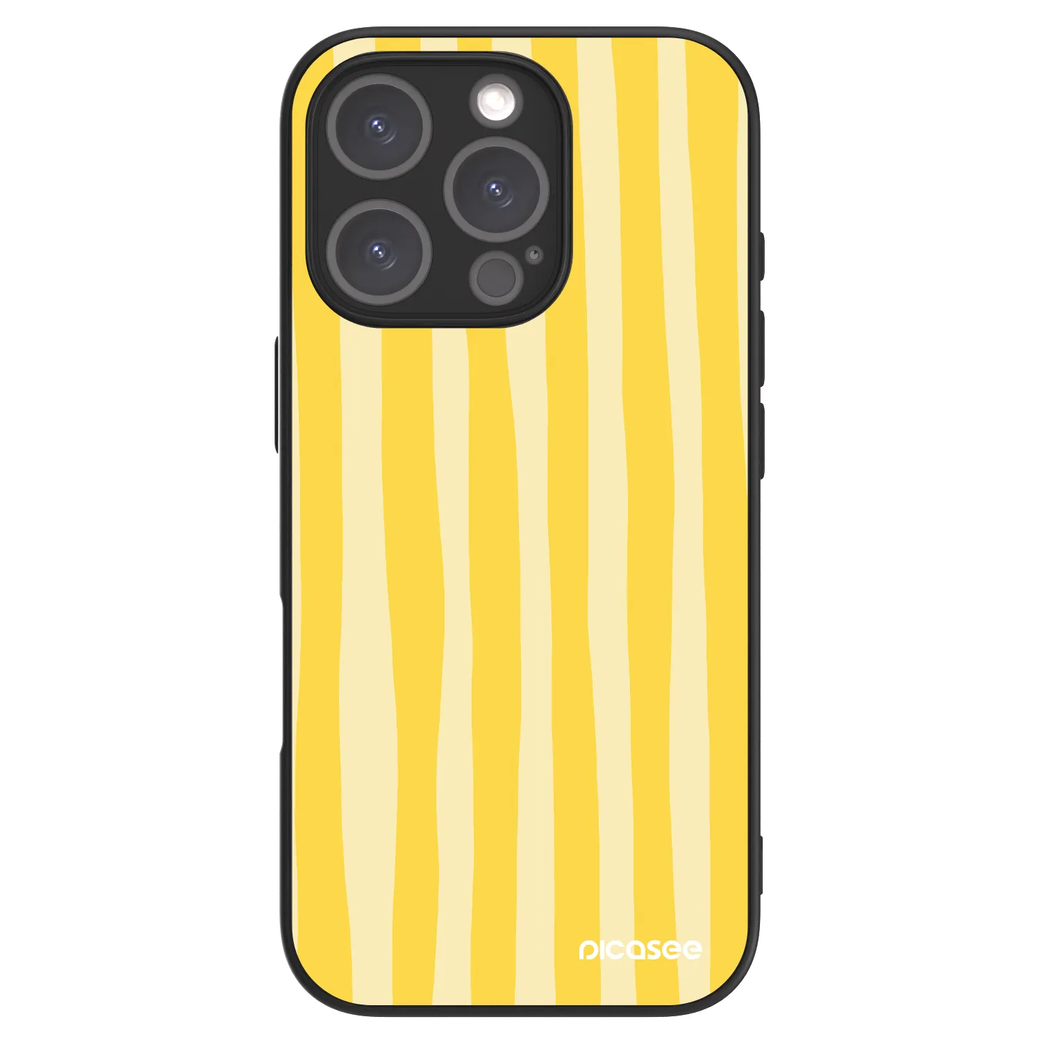 Picasee ULTIMATE CASE für Apple iPhone 16 Pro - Lines lemon