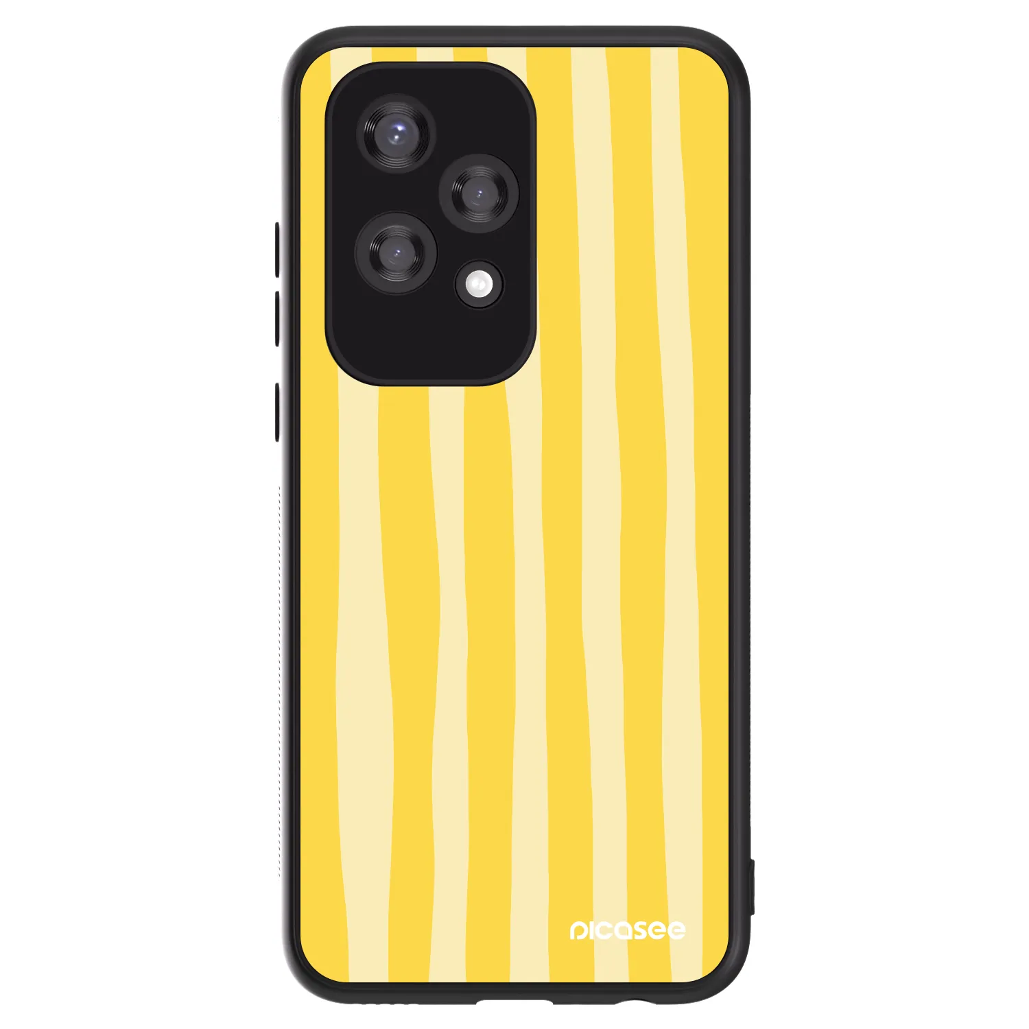 Picasee ULTIMATE CASE für Honor 200 Lite - Lines lemon