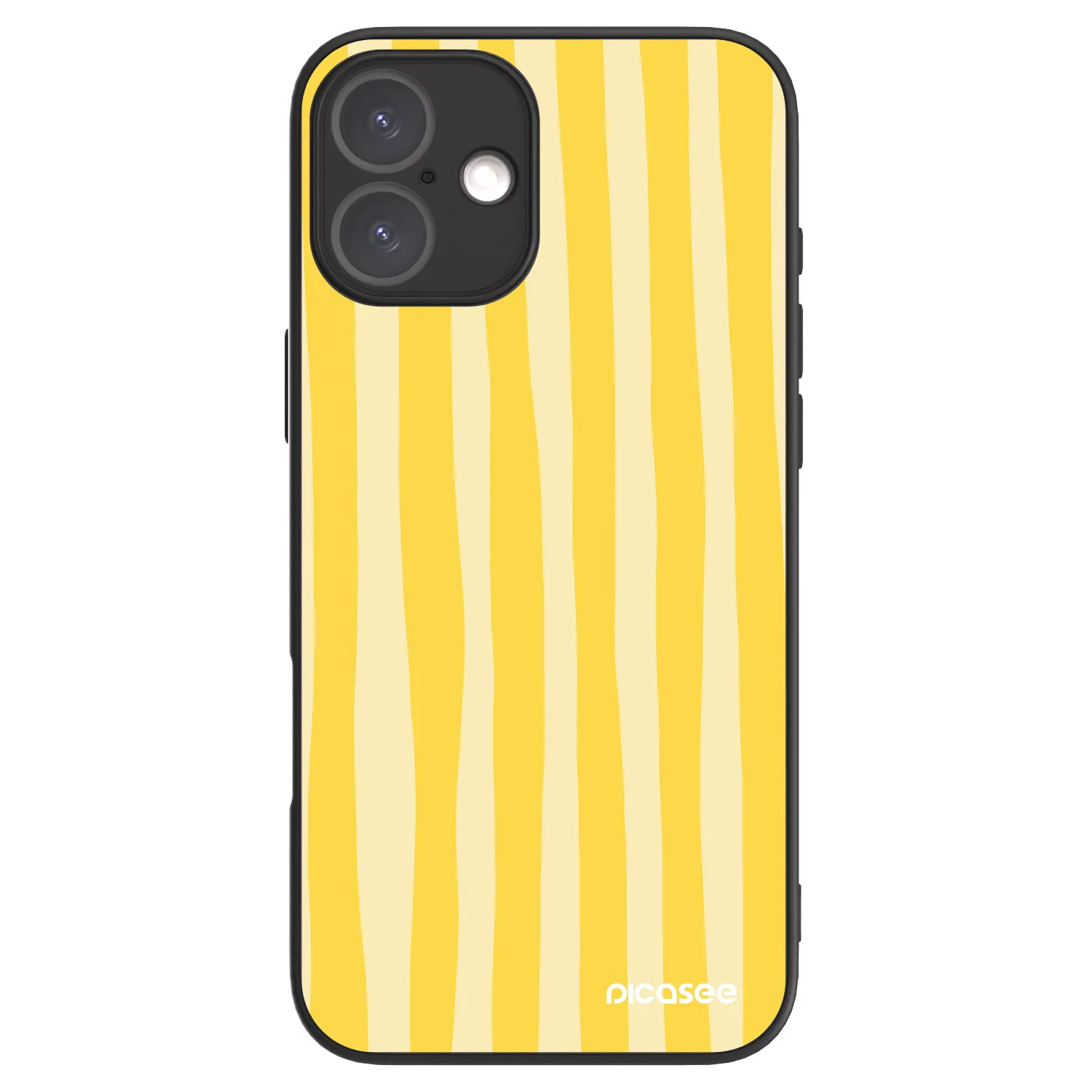 Picasee ULTIMATE CASE MagSafe für Apple iPhone 16 Plus - Lines lemon