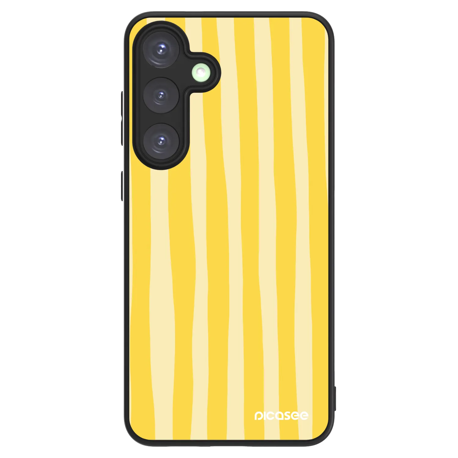Picasee ULTIMATE CASE PowerShare für Samsung Galaxy S25+ 5G - Lines lemon