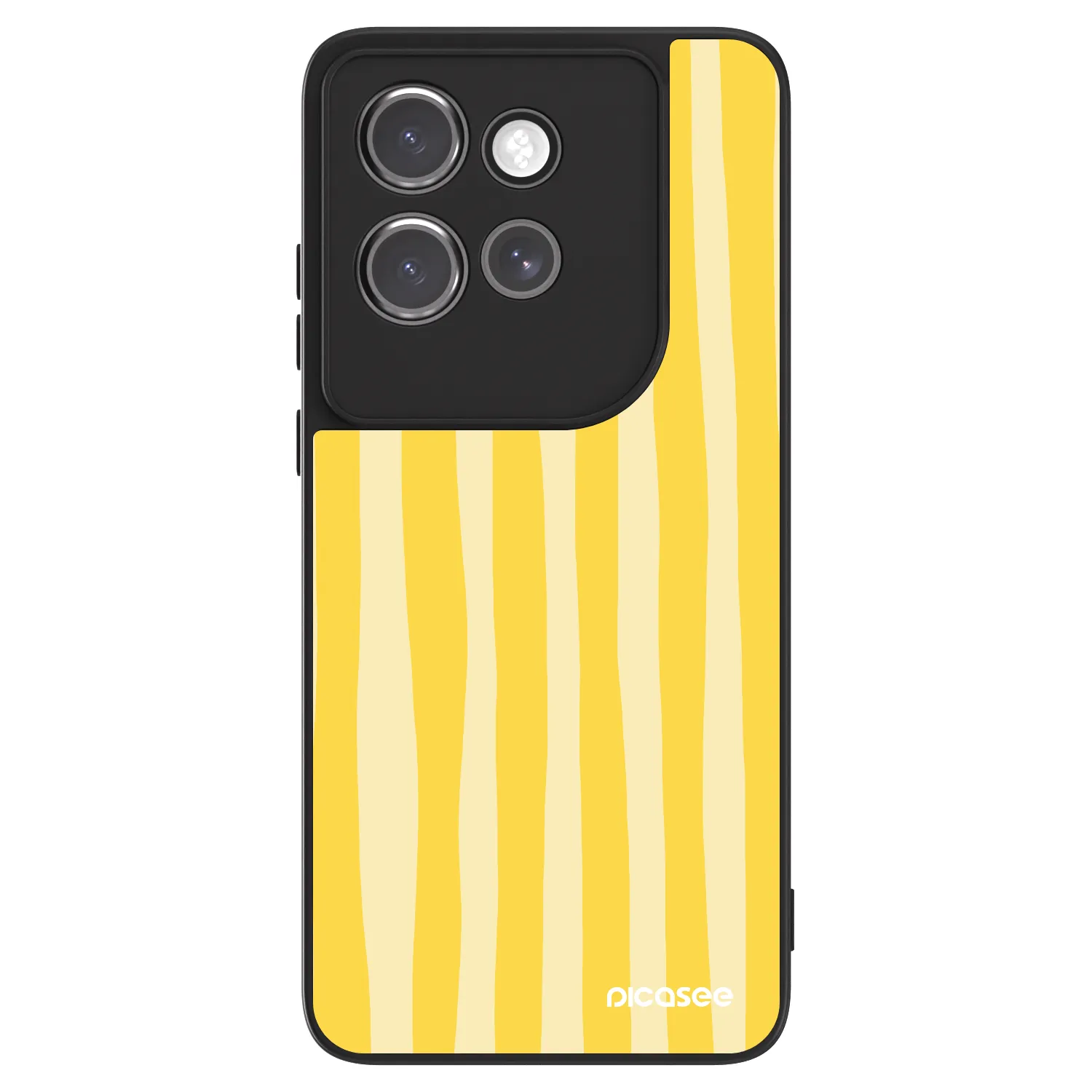 Picasee ULTIMATE CASE für Motorola Edge 50 Neo - Lines lemon