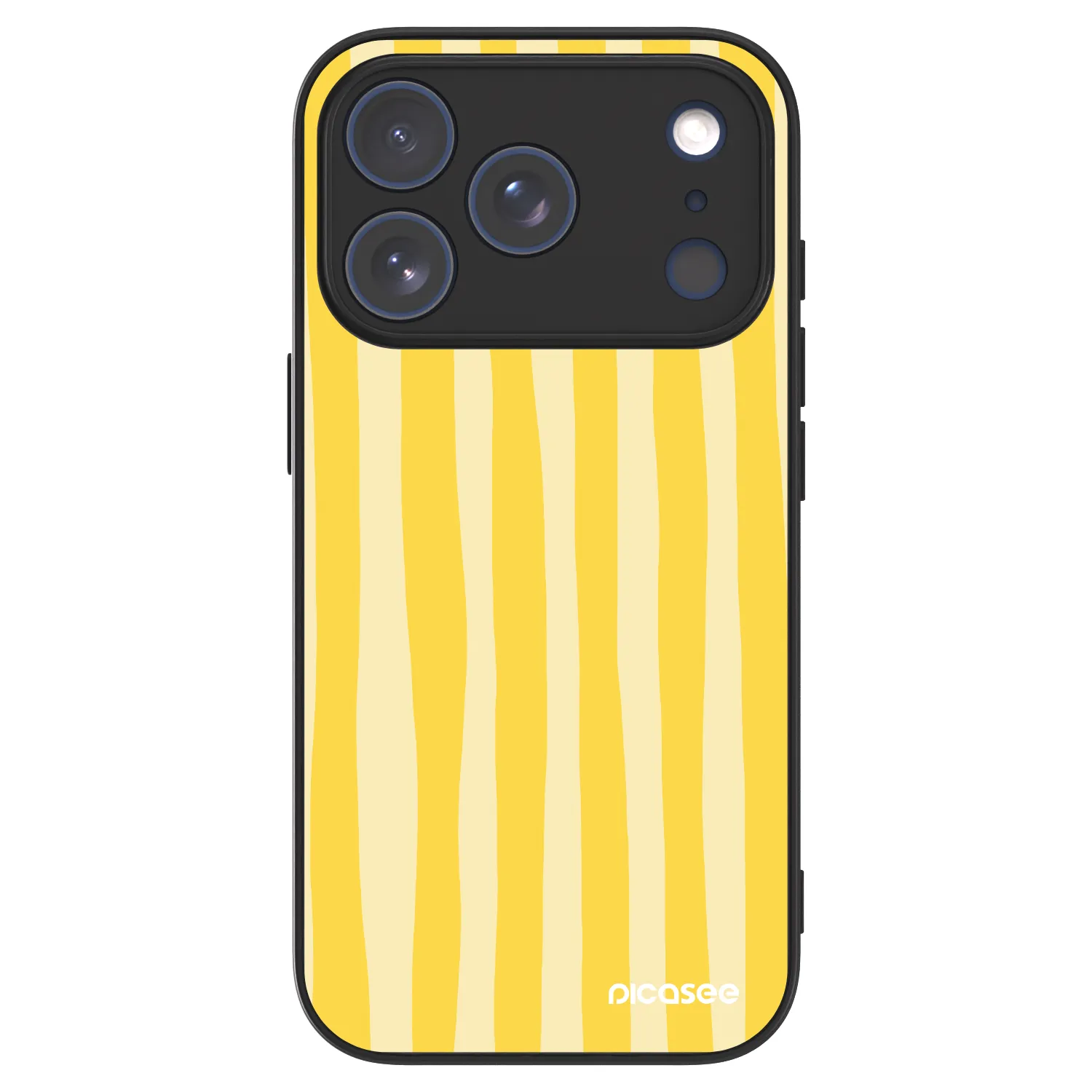 Picasee ULTIMATE CASE MagSafe für Apple iPhone 17 Pro - Lines lemon