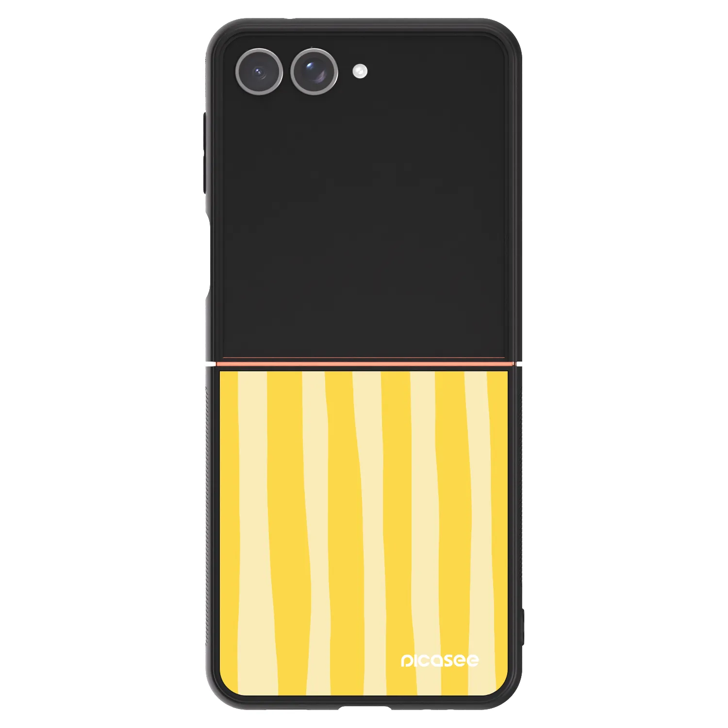 Picasee ULTIMATE CASE für Samsung Galaxy Z Flip7 5G - Lines lemon