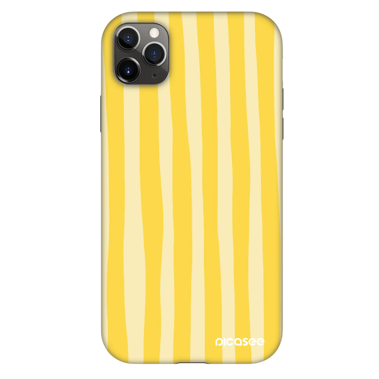 Picasee Fashion Case für Apple iPhone 11 Pro Max - Lines lemon