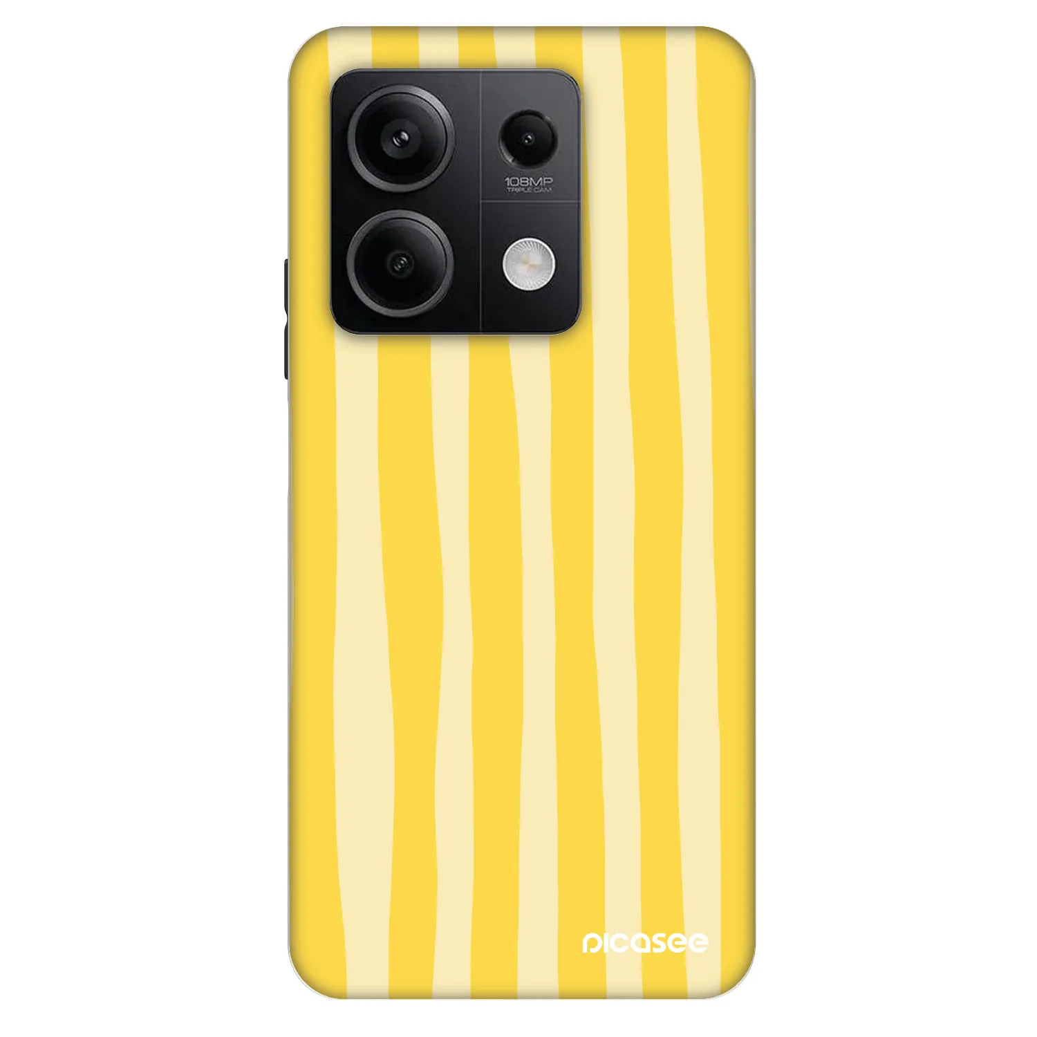 Picasee Fashion Case für Xiaomi Redmi Note 13 5G - Lines lemon