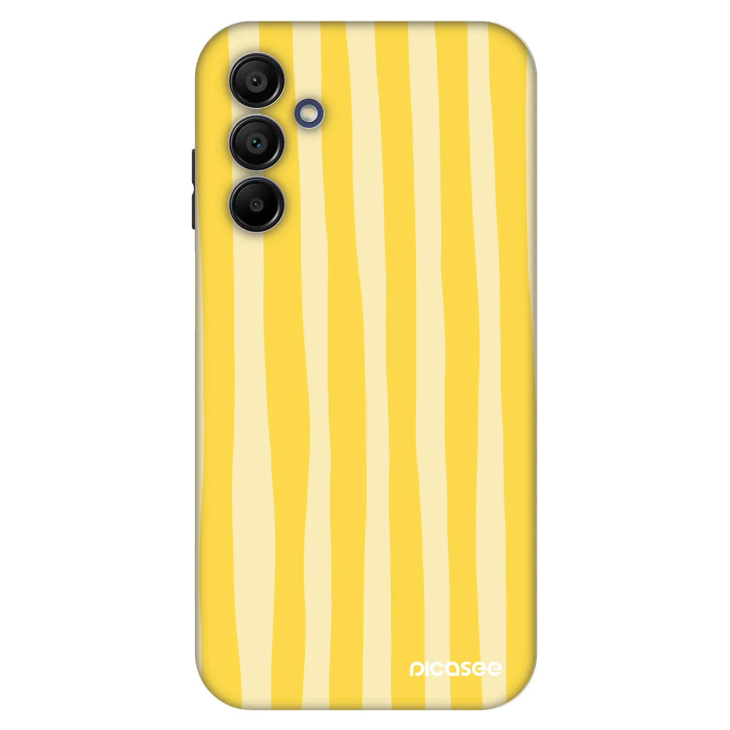 Picasee Fashion Case für Samsung Galaxy A15 A156B 5G - Lines lemon