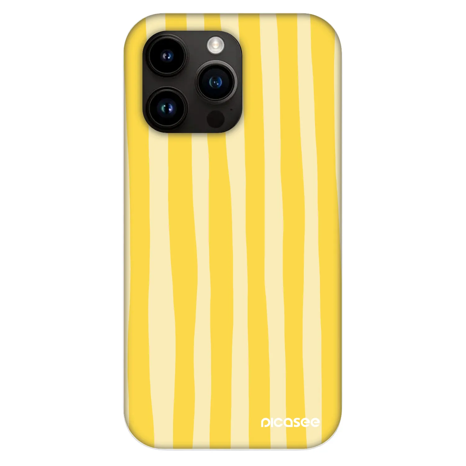 Picasee Fashion Case MagSafe für Apple iPhone 13 Pro - Lines lemon