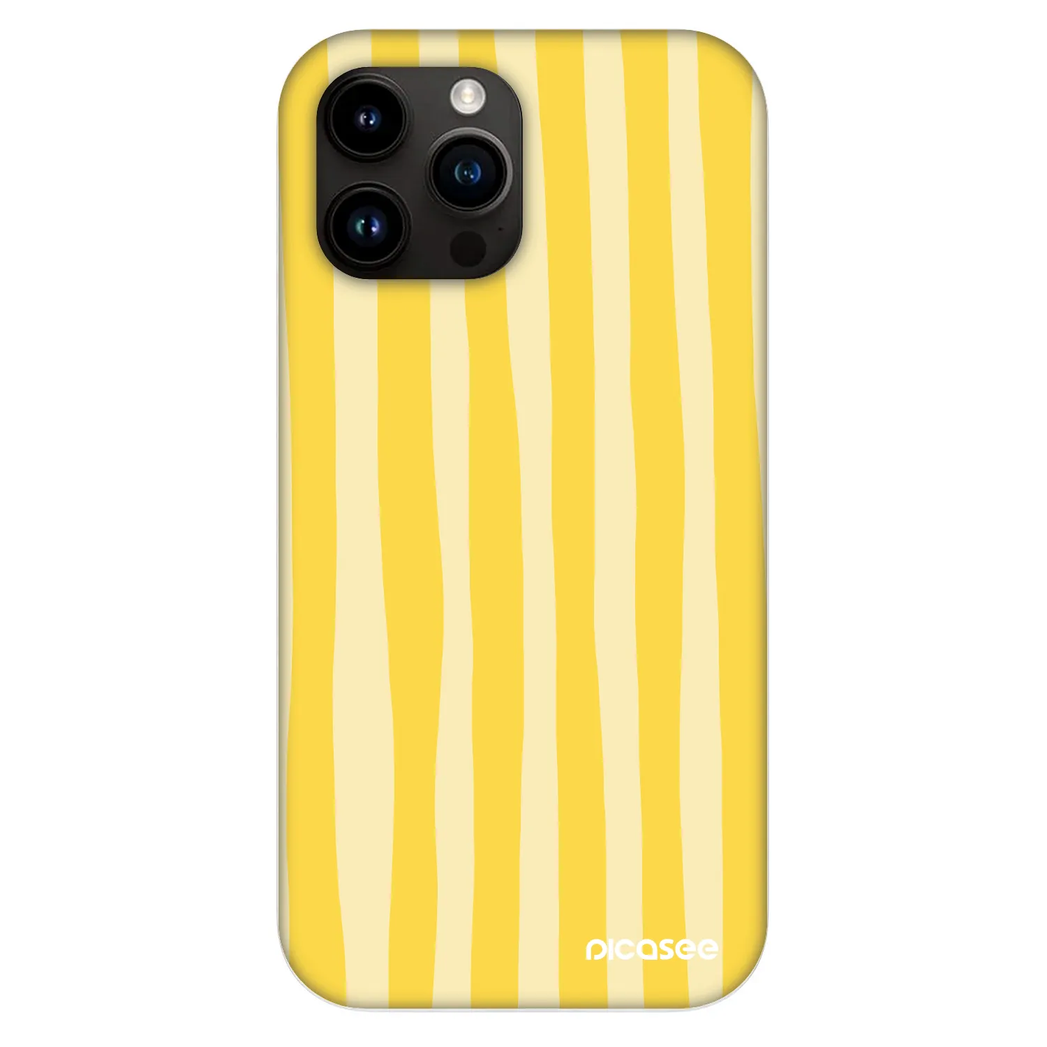 Picasee Fashion Case MagSafe für Apple iPhone 13 Pro Max - Lines lemon