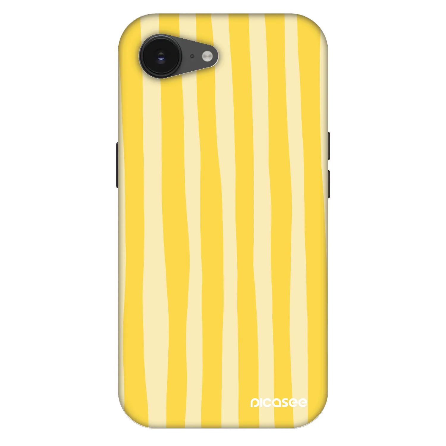 Picasee Fashion Case MagSafe für Apple iPhone 16e - Lines lemon