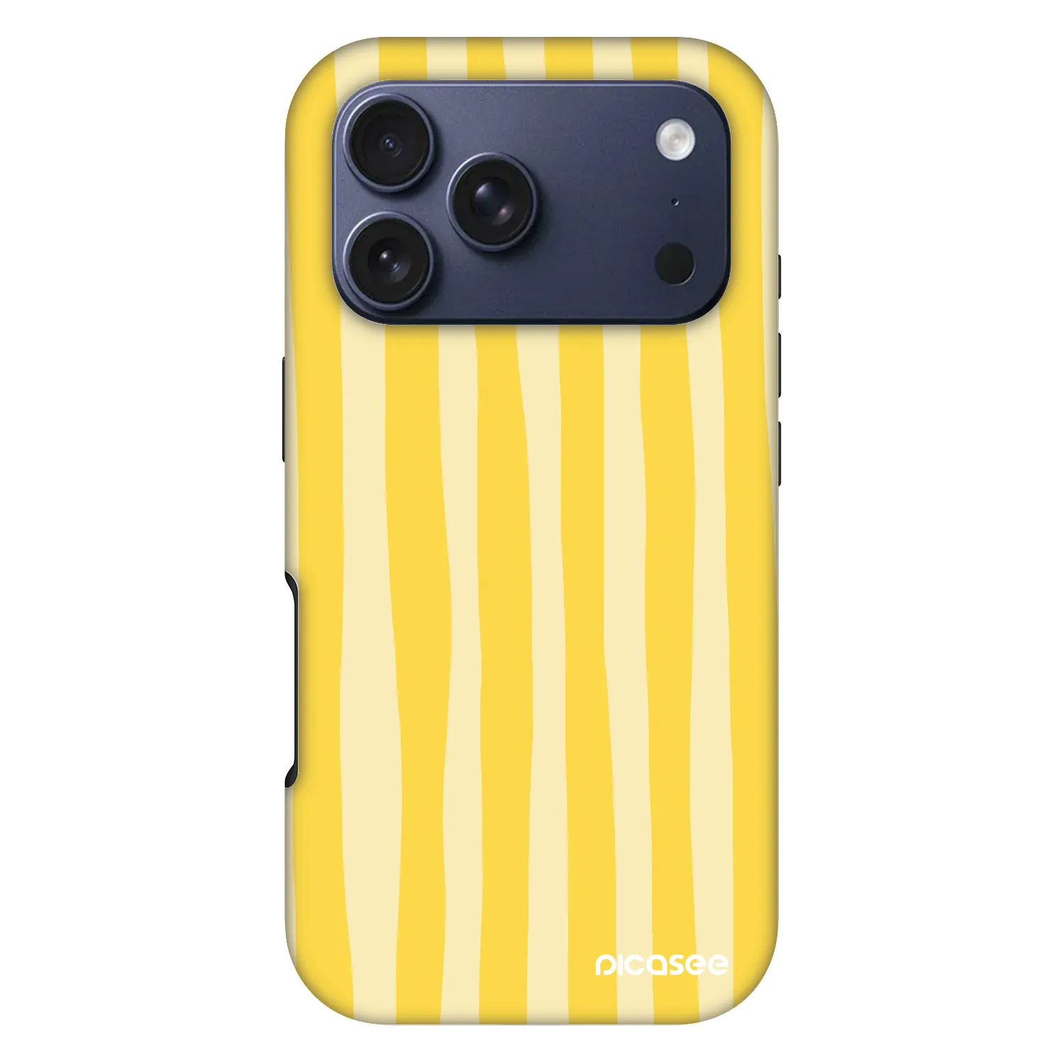 Picasee Fashion Case MagSafe für Apple iPhone 17 Pro - Lines lemon