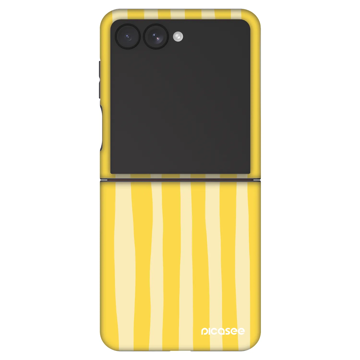 Picasee Fashion Case für Samsung Galaxy Z Flip7 5G - Lines lemon