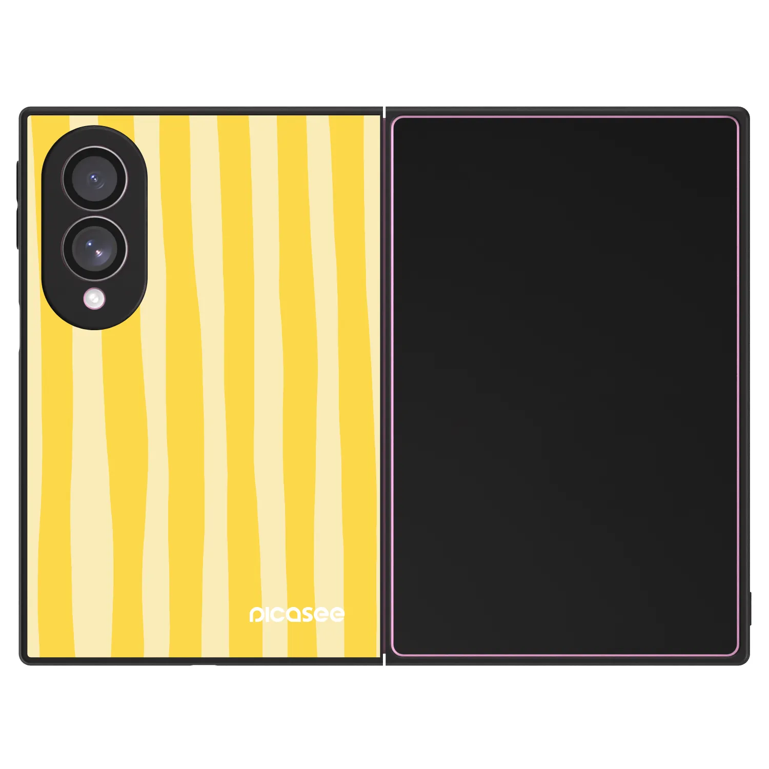 Picasee ULTIMATE CASE für Samsung Galaxy Z Fold8 5G - Lines lemon