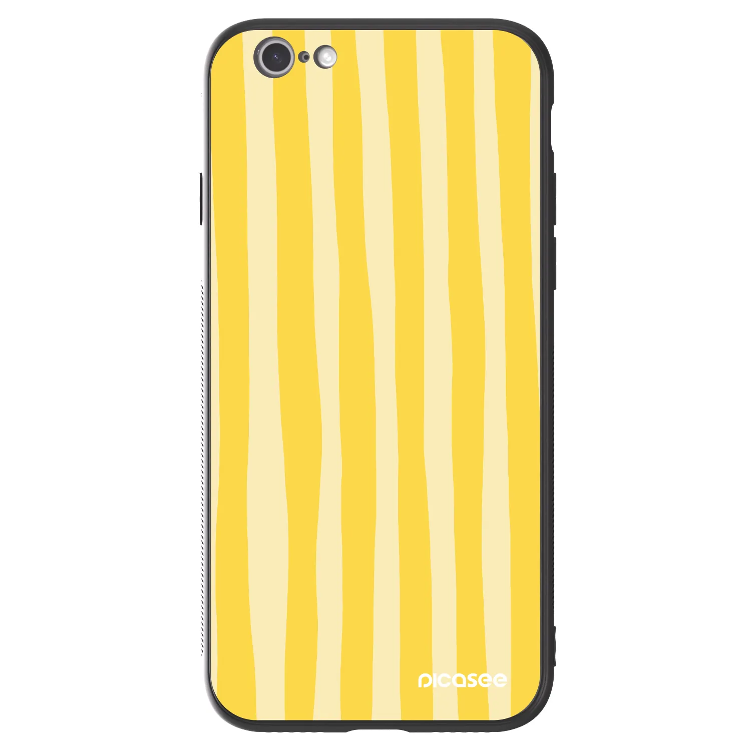 Picasee ULTIMATE CASE für Apple iPhone 6/6S - Lines lemon