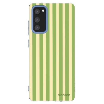 Picasee Samsung Galaxy S20 FE Hülle - Transparentes Silikon - Lines Matcha