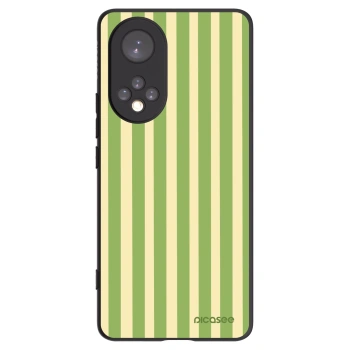 Picasee Honor 50 5G Hülle - Schwarzes Silikon - Lines Matcha