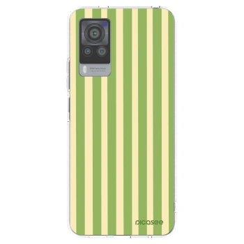 Picasee Vivo X60 Pro 5G Hülle - Transparentes Silikon - Lines Matcha