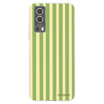 Picasee Vivo Y72 5G Hülle - Transparentes Silikon - Lines Matcha