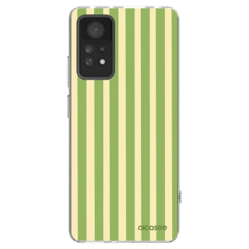 Picasee Xiaomi Redmi Note 11 Pro Hülle - Transparentes Silikon - Lines Matcha