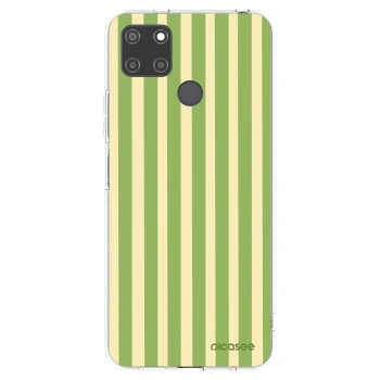 Picasee Realme C21Y Hülle - Transparentes Silikon - Lines Matcha