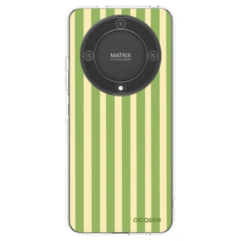 Picasee Honor Magic5 Lite 5G Hülle - Transparentes Silikon - Lines Matcha