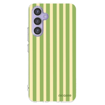 Picasee Samsung Galaxy A54 5G A546B Hülle - Transparentes Silikon - Lines Matcha
