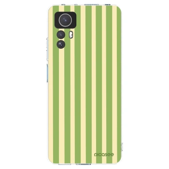 Picasee Xiaomi Redmi Note 12S Hülle - Transparentes Silikon - Lines Matcha