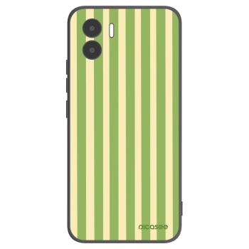 Picasee Xiaomi Redmi A2 Hülle - Schwarzes Silikon - Lines Matcha