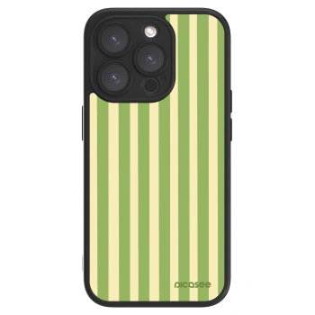 Picasee ULTIMATE CASE für Apple iPhone 15 Pro - Lines Matcha
