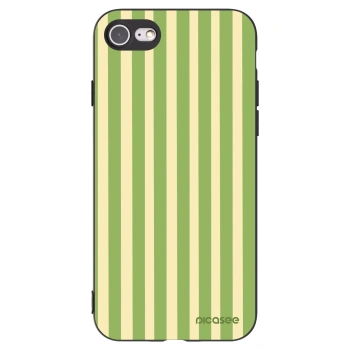 Picasee Apple iPhone 7 Hülle - Schwarzes Silikon - Lines Matcha