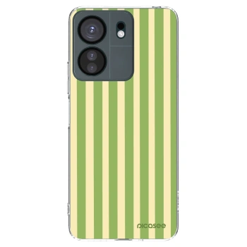 Picasee Xiaomi Redmi 13C 4G Hülle - Transparentes Silikon - Lines Matcha