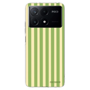 Picasee Xiaomi Poco X6 Pro Hülle - Transparentes Silikon - Lines Matcha