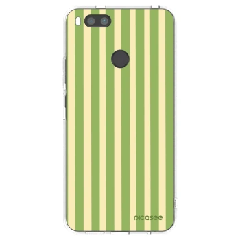 Hülle für Xiaomi Mi A1 Global - Lines Matcha
