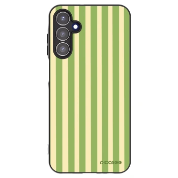 Picasee Samsung Galaxy A15 A156B 5G Hülle - Schwarzes Silikon - Lines Matcha