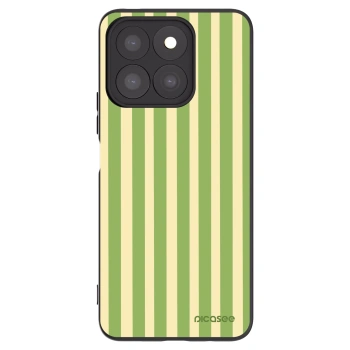 Picasee Honor X8b Hülle - Schwarzes Silikon - Lines Matcha