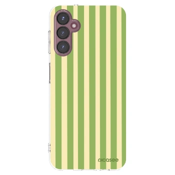 Picasee Samsung Galaxy A05s A057G Hülle - Transparentes Silikon - Lines Matcha