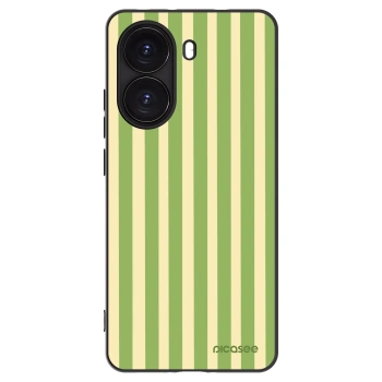Picasee Xiaomi Poco X7 Pro 5G Hülle - Schwarzes Silikon - Lines Matcha
