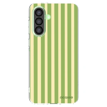 Picasee Samsung Galaxy A26 5G A266B Hülle - Transparentes Silikon - Lines Matcha