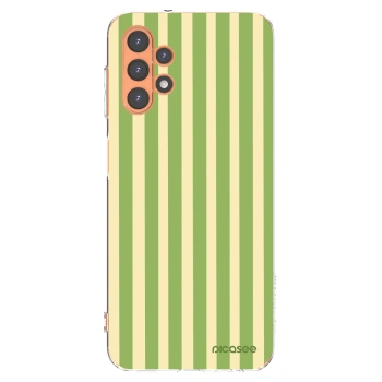 Picasee Samsung Galaxy A13 5G Hülle - Transparentes Silikon - Lines Matcha
