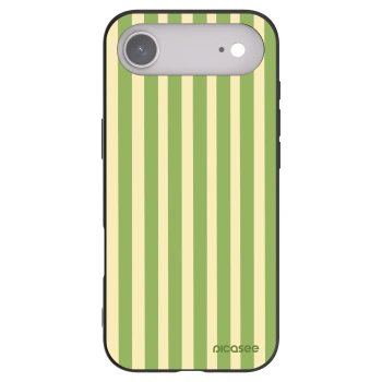 Picasee Apple iPhone Air Hülle - Schwarzes Silikon - Lines Matcha