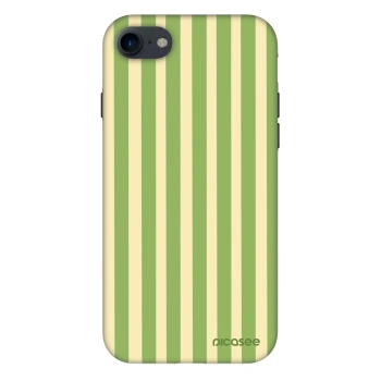 Hülle für Apple iPhone SE 2020 - Lines Matcha