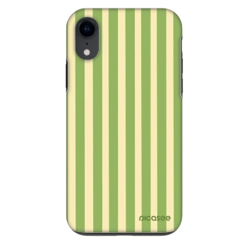 Hülle für Apple iPhone XR - Lines Matcha
