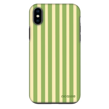 Hülle für Apple iPhone XS Max - Lines Matcha