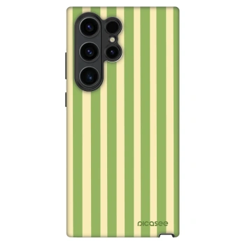 Picasee Fashion Case für Samsung Galaxy S23 Ultra 5G - Lines Matcha